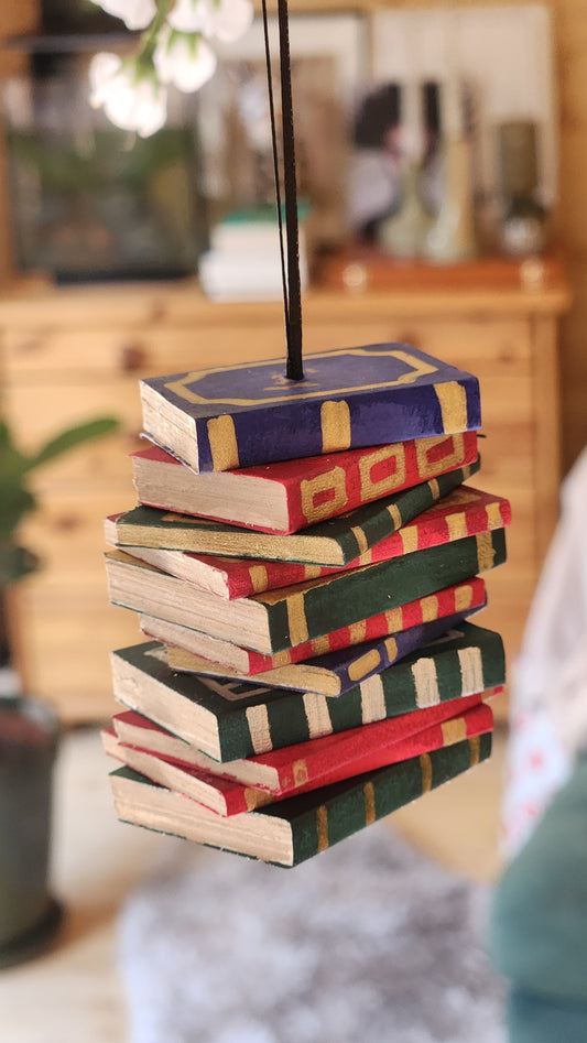 Christmas Ornament | Book Stack